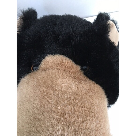 Cascade Bear Face Puppet Brown Black Furry Plush Toy School Play Shows Daycare - Picture 9 of 9
